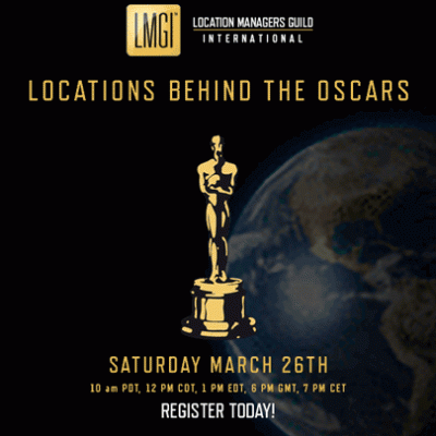 Locations Behind the Oscars Zoom Event @ ZOOM - Register to join!