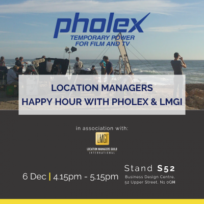 FOCUS, UK: Pholex & LMGI Happy Hour @ Business Design Centre, Stand S52