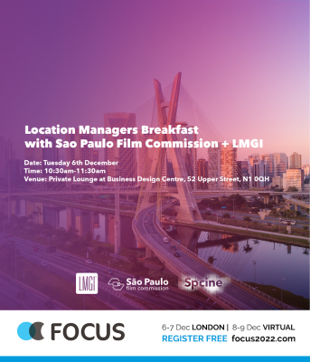 FOCUS, UK:  Sao Paulo + LMGI Breakfast Mixer @ Business Design Centre, Private Lounge